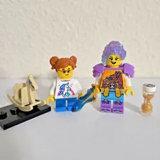 LEGO Izzie from 71453 DREAMZzz & Serie 24 Rockin' Horse Rider Girl Minifigure