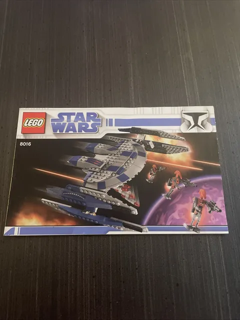 LEGO Star Wars Hyena Droid Bomber 8016 Instructions Only