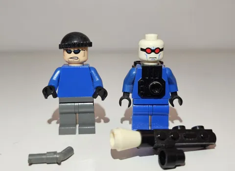 LEGO Batman Bat011i AND Bat012 Mr. Freeze and Henchman Minifigures Great Cond.