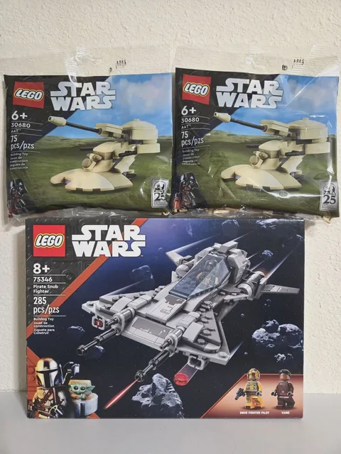 LEGO Star Wars 75346 Pirate Snub Fighter & lot of 2 30680 AAT