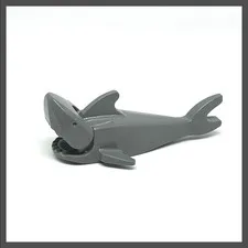 Vintage Lego Gray Shark Minifigure 1997 Retired