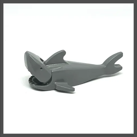 Vintage Lego Gray Shark Minifigure 1997 Retired