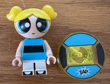 LEGO Dimensions Powerpuff Girls BUBBLES minifigure with disc