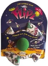 1998 Ozwest Flipz Soft Outdoor Flyer Alien Space Pattern UFO Shape MOC