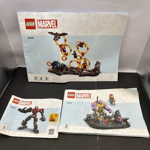 LEGO Marvel Avengers End Game 76323 Instruction Manuals Books 1 2 3 Only