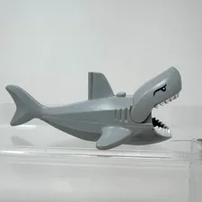 Lego Great White Shark Gills Teeth Figure Agents 5" Agents 8633 HTF