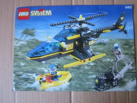 Lego System Building Instructions Instruction 6462 Helicopter