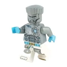 LEGO® Ninjago™ Zane - Dragons Rising, Flat Silver Torso, Ang Minifigure™ njo0922