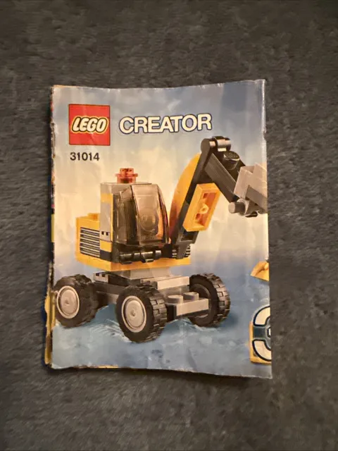 Lego Creator - 31014   Power Digger w/ Instructions Manual only 2014