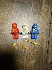 3 LEGO Ninjago DX Minifigures Jay Kai & Zane Authentic