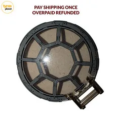 LEGO Dish 6 x 6 Inverted Bar Handle 8 Spoke with Rivets TIE Cockpit 18675pb09