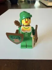 LEGO Forestwomen ORIGINAL 1990 Vintage Mint Archer Minifigure Woman