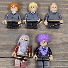 LEGO Minifigures - Lego 75954 Harry Potter Great Hall - 5 Total- 1 Missing Hair