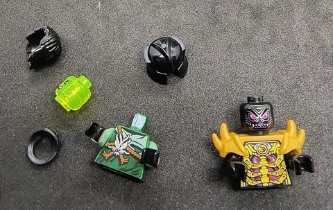 LEGO Ninjago 2014 Rebooted Overlord 70728 & Morro 70743 70738 Ghost Torso & Head