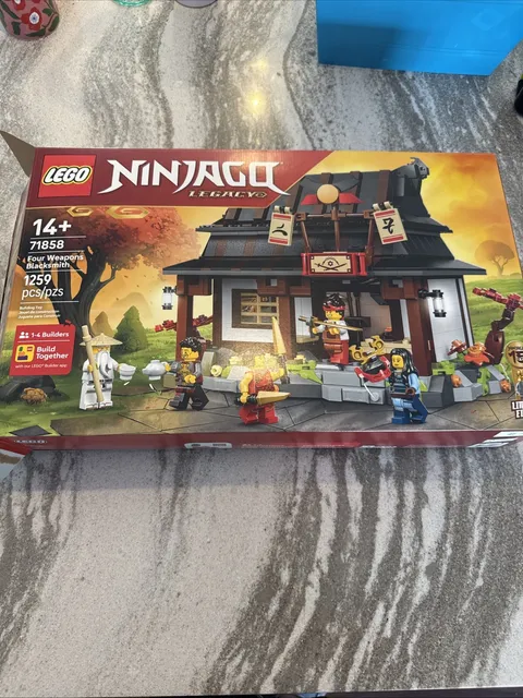 *Box only* Lego NINJAGO Four Weapons Blacksmith 15th Anniv 71858 Ninja empty Box