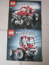 Lego Technic Building Instructions Instruction 8261 Buggy & Truck 2 Pieces/Parts
