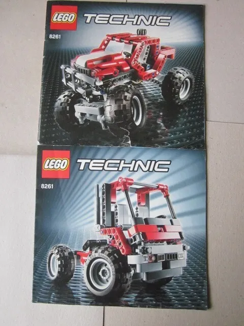 Lego Technic Building Instructions Instruction 8261 Buggy & Truck 2 Pieces/Parts
