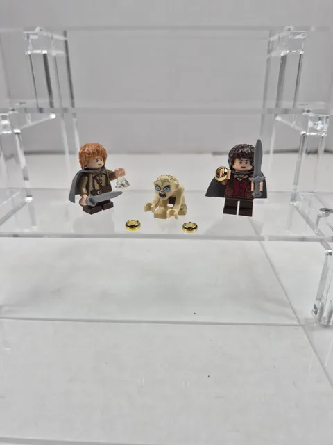 LEGO Lord Of The Rings Minifigure Lot 9470 lor003 Frodo Baggins Sam Gollum 