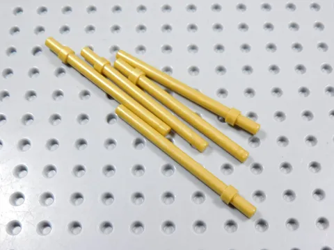 LEGO Lot of 5 Gold 6L Staffs Weapon Minifig BM
