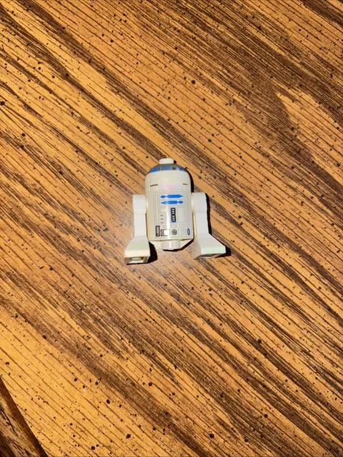 R2-D2 2008 Lego Star Wars Minifigure Light Bluish Gray Head Authentic