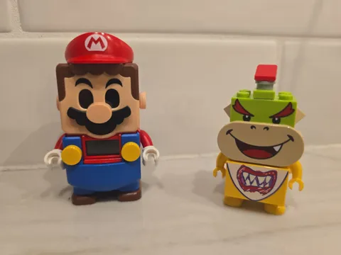 Lego Mario Interactive Figure And Bowser Jr