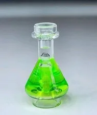 NEW LEGO® Utensil Clear Bottle Erlenmeyer Flask Trans Bright Green Fluid