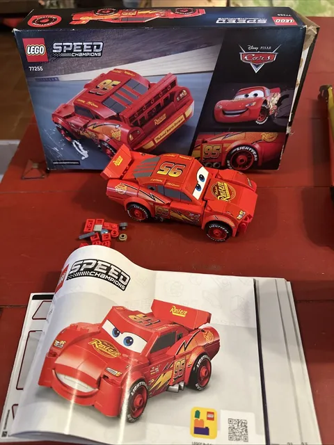 LEGO 77255 Speed Champions Lightning McQueen Disney Pixar Cars (270 Pcs) - T30