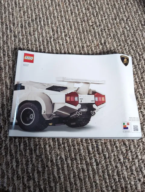 lego lamborghini Instruction Manual 10337 Only