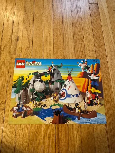 Lego Western Boulder Cliff Canyon (6748) Instruction Booklet Only
