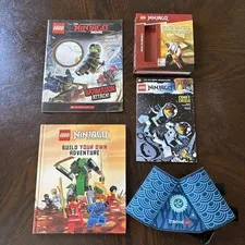 Lego Ninjago Books Lot With Legoland Sheath | As-is | Free Shipping!!!