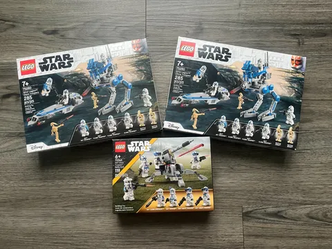 LEGO Star Wars: 501st Clone Troopers Lot (2x 75280 and 1x 75345)