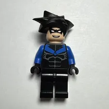 LEGO Nightwing bat015 Minifigure - Amazing Condition!