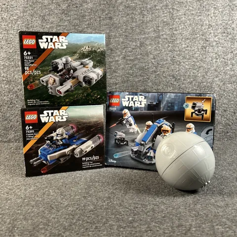 LEGO Star Wars Lot Razor Quest Rex Y-Wing 332nd Battle Pack Death Star NIB