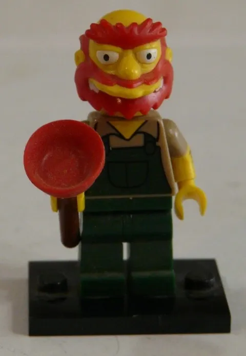 Lego Minifigure The Simpsons Series 2 Groundskeeper Willie Collectible (71009)