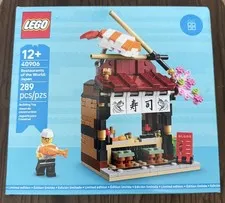 LEGO 40906 Restaurants Of The World Japan Sushi Restaurant GWP Set RETIRED New