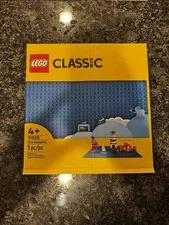LEGO Classic Blue Baseplate Square 32x32 Stud Foundation to Build, Play, and Dis
