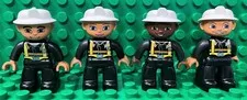 Lego Duplo Lot 4 Firefighters Replacement Figures First Responders Firemen Woman