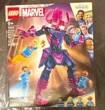 LEGO Marvel Fantastic Four vs Galactus Construction 76316 427pcs 9+ Empty Box