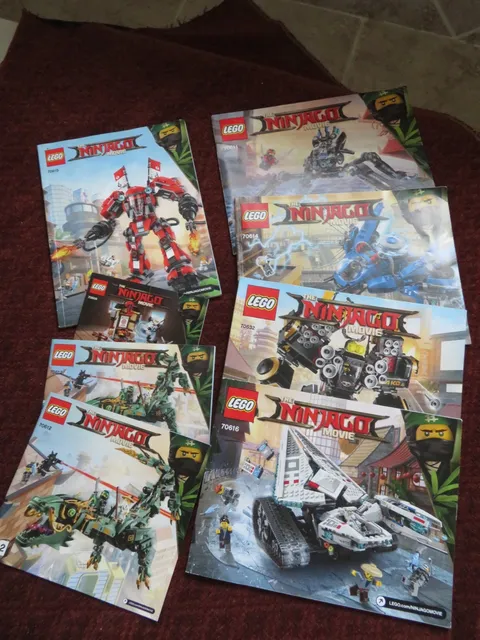 LEGO Ninjago Instruction Lot 8