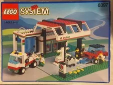 Gas N’ Wash Express (6397) Lego BOX ONLY