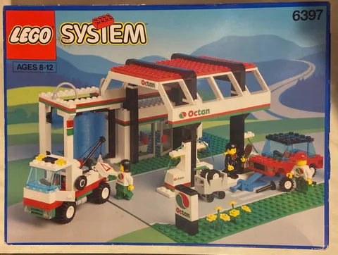 Gas N’ Wash Express (6397) Lego BOX ONLY
