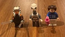 LEGO Star Wars Minifigure Lot: Ahsoka sw1300 Leia sw1381 Taun We sw1216 Complete
