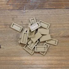 LEGO Dark Tan Tile 1 x 2 Part No. 3069 Qty 20