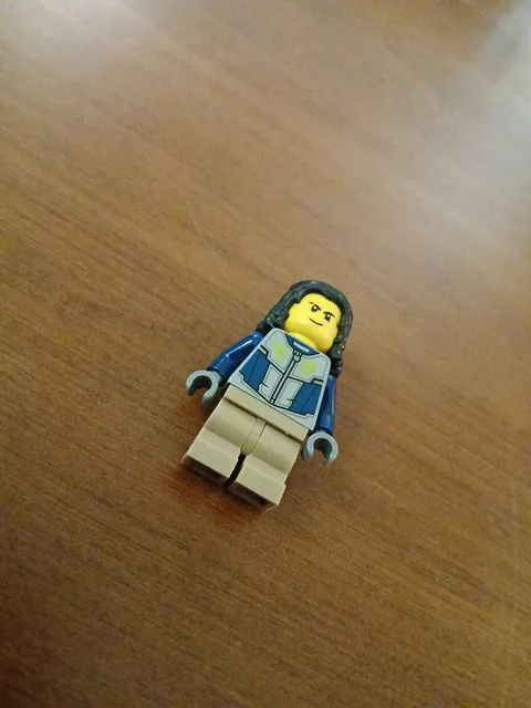 Lego Minifigure Submarine Female Pilot Collectible Long Hair