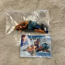 2014 Retired LEGO City Arctic Snowmobile 60032 100% Complete Manual & Figures