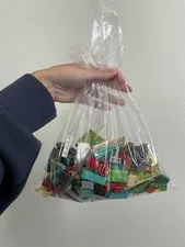 LEGO Bulk Mixed Lot Bricks & Pieces, Multicolor Plastic, Loose in Bag