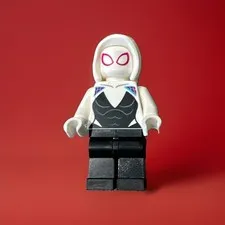LEGO Marvel Super Heroes Spider-Gwen (Gwen Stacy) Minifigure sh0682 Authentic 1i