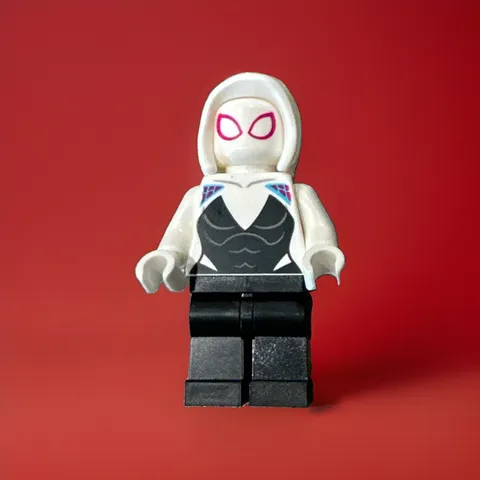 LEGO Marvel Super Heroes Spider-Gwen (Gwen Stacy) Minifigure sh0682 Authentic 1i