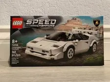 LEGO Speed Champions 76908 Lamborghini Countach — New, Factory Sealed, Unopened
