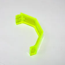 LEGO Trans-Neon Green 2466 Panel 3 x 2 x 6 Blacktron II 6981 6988 6832 6878 6877